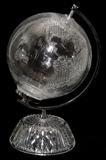 Lot#1283, WATERFORD CRYSTAL GLOBE OF THE WORLD, H 12":  Good condition jw
