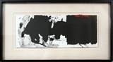 Lot#2015, ROBERT MOTHERWELL (AMERICAN 1915-1992) LITHOGRAPH H 15 1/8" W 37 7/8" "BLACK WITH NO WAY OUT, 1983"Signed and marked AP XI/XIV with Tyler Graphics Workshop blind stamp.. Framed.