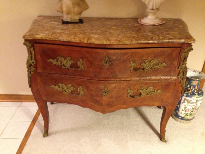 French  Bombay Two-Drawer Commode