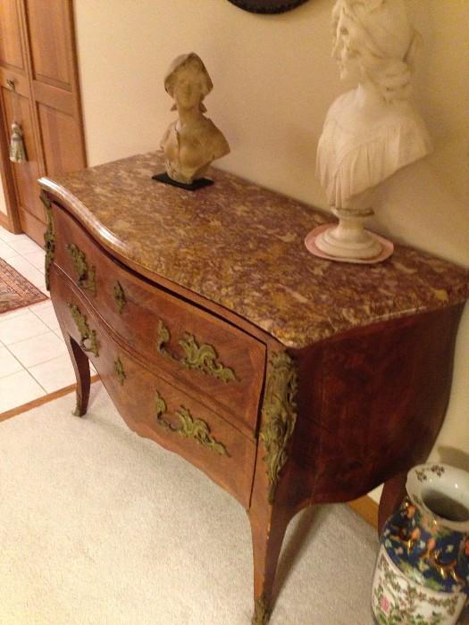 French Bombay Two-Drawer Commode