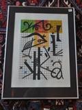 Joan Miro Pencil-signed Print, Measures 26" x 19"