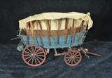 Antique Wooden Miniature Conestoga Wagon