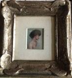 Katherine Logan Luke Miniature Portrait Painting 1911