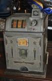 O.D. Jennings 5 Cent Oak Slot Machine, Circa 1950