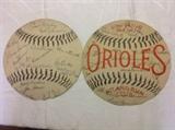 1965 Baltimore Orioles Team Signed Souvenir Menu – PSA