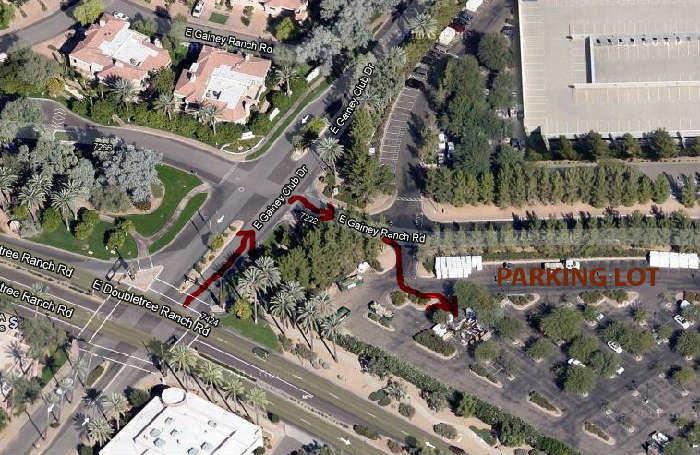 Parking at Hyatt parking lot only.
Gini's shuttle will take you to sale
