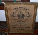 This is such a wonderful piece - probably from the late 1800's - it is the Lord's Prayer in the style of a Fraktur