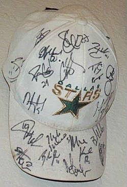 Signed ballcap--Dallas Stars--Stanley Cup Game!!