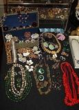 Old costume jewelry