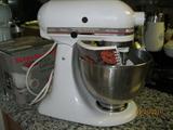 Kitchen Aid Mixer w/ meat grinder attachment