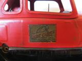 1930's Hoge pressed steel wind-up Fire Chief car (1 tire missing)