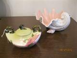 Hull "Woodland" Sugar bowl, Fitz & Floyd Shell