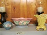Roseville, Hull & Gonder Art pottery pieces