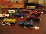 1968-69 Redline Hot Wheels & Match Box cars, Case (as is)