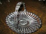 Antique silverplate basket