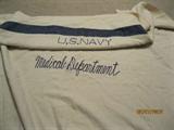 World War II U S Navy Medical Dept. wool blanket (as is)
