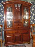 French country china/display cabinet
