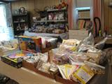 multitudes of sewing, lace, thread etc.