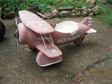 Flite Full Repro Red Baron Airplane peddle car