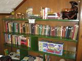 some of the many antique books