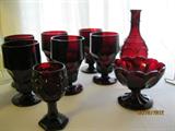 Ruby red glass
