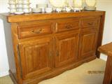 Handmade solid oak buffet