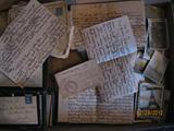 Lot of World War I letters (some in French), Paris photos, etc.