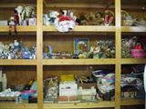 Crafts, fabric, Christmas decorations