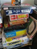 Vintage games, turntable with motor drive unit for ho scale trains, etc