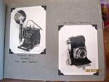3 Scrapbooks full of pictures taken 1945-46 in Italy, Switzerland, Paris,  This is picture of the 2 cameras he used and that are in the sale