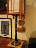 Unusual clarinet lamp