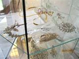 More gold items and quality rhinestone brooch & earrings