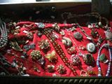 Costume jewelry, some signed