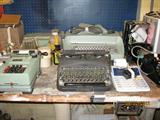 Vintage typewriters, office machines