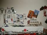 Margaret Furlong "Angels, Dept. 56 Snow village items, Thomas Browning "Clothtique" Santas
