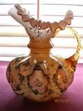 Fenton Charleton hand painted ewer