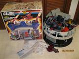 G. I. Joe Cobra Terror Drome with Firebat with box, 3 sets blue prints
(Unassembled) looks like never played with.