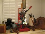 MEC 410 Loader, Crystal Metals Farm Bell w/ cradle