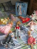 Vintage Barbies & Barbie case