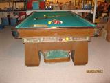 Vintage Brunswick pool table (Came from old Barnesville Pool Hall)