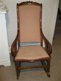 Nice carved crest rocker