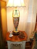 Absolutely GORGEOUS handpainted lamp