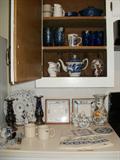 More blue & white in kitchen