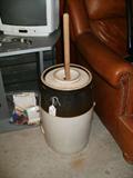 Vintage butter churn