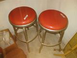 Vintage soda fountain stools