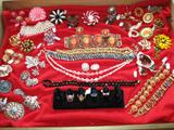 Costume jewelry, some signed