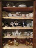 Tons of China sets, Carnival glass pcs.