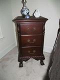 Mahogany night stand; part of Full bedroom suite