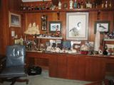 Man Cave items in den