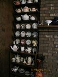 Large cup & saucer collection, tea pots & tea sets.